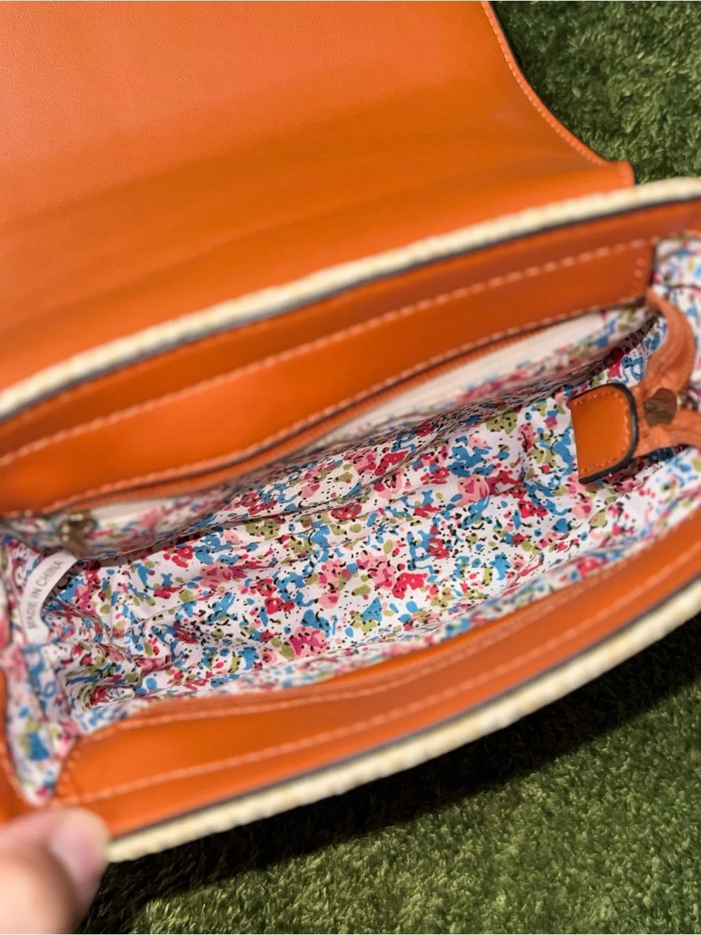 Summer Vibes Woven Crossbody Bag 🧡